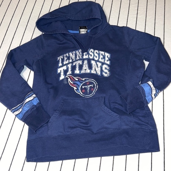 𝅺Titans Tennessee NFL Womens Team Apparel Hooded Sweatshirt - Picture 1 of 11